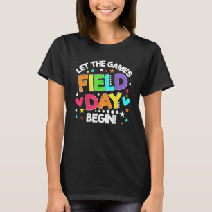 Camiseta Dia do Campo Deixa Os Jogos Começarem Crianças Men