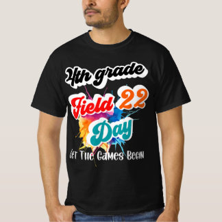 Camiseta Dia do Campo do Quarto Grau 2022 Deixe Os Jogos Co