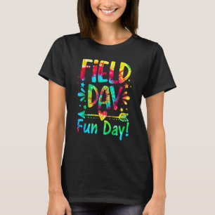 Camiseta Dia do Campo Escolar Diversão Tie Dye Field Day 20