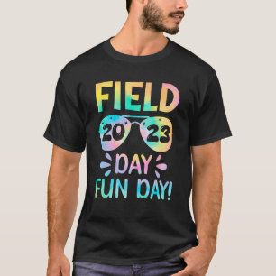 Camiseta Dia do Campo Escolar Diversão Tie Dye Field Day 20
