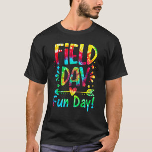 Camiseta Dia do Campo Escolar Diversão Tie Dye Field Day 20
