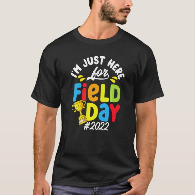 Camiseta Dia do Campo Escolar Elementar 2022 Crianças Profe (Frente)