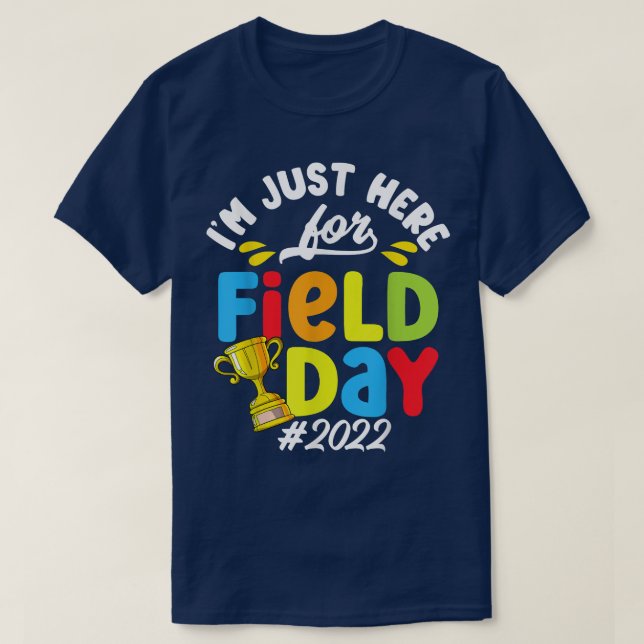 Camiseta Dia do Campo Escolar Elementar 2022 Crianças Profe (Frente do Design)