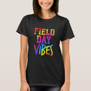 Camiseta Dia do Campo Vibes Professora Apreciação Tie Dye