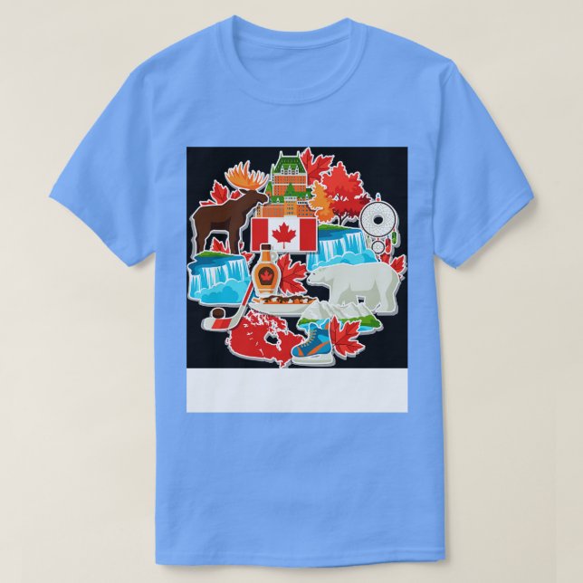 Camiseta Dia do Canadá (2) (Frente do Design)