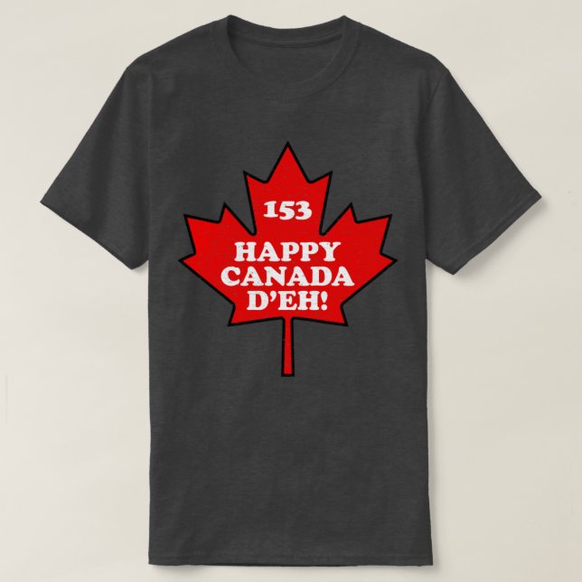 Camiseta Dia do Canadá 2020 (Frente do Design)