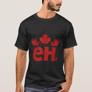 Camiseta Dia do Canadá Bandeira Canadense Folha de Bordo Al