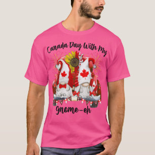 Camiseta Dia do Canadá com o meu nômada Caminhão Gnomo EH C