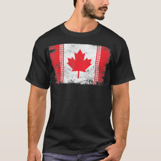 Camiseta Dia do Canadá Engraçado Canadiano Afetou Eh Flag M