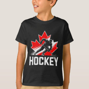 Camiseta dia do canadá hóquei patriota folha de bordo canad