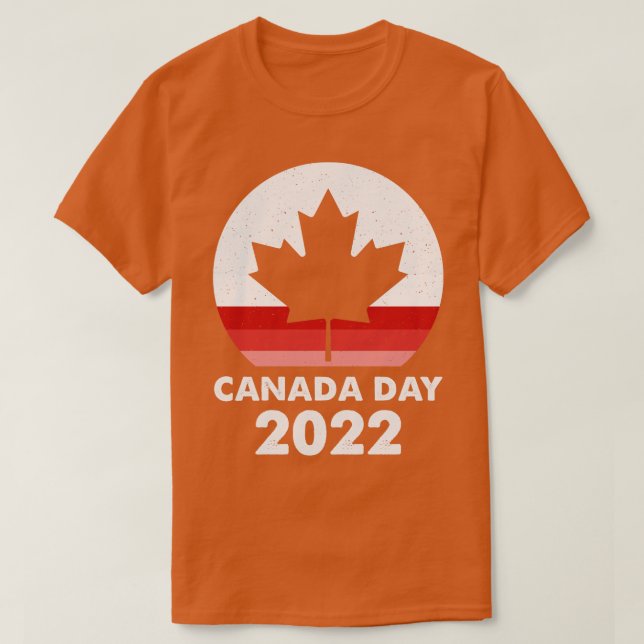 Camiseta Dia do Canadá Retrocesso 2022 (Frente do Design)