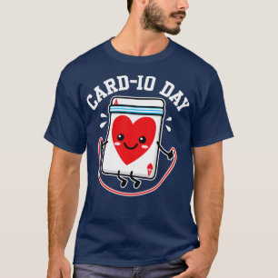 Camiseta Dia do Cardio do Cardio Cartões de Ace of Hearts
