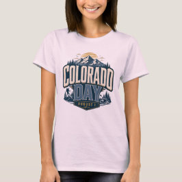 Camiseta Dia do Colorado, Colorado 150 patriótico Retro Mon