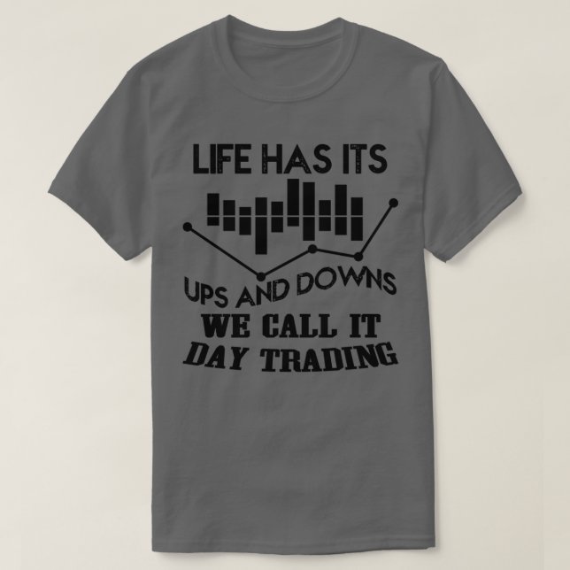 Camiseta Dia do Comerciante Bolsa Forex Trator 1 (Frente do Design)
