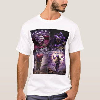 Camiseta Dia do Coração Púrpura