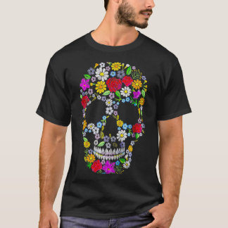 Camiseta Dia do Crânio do Açúcar Morto Cinco de Maio Engraç