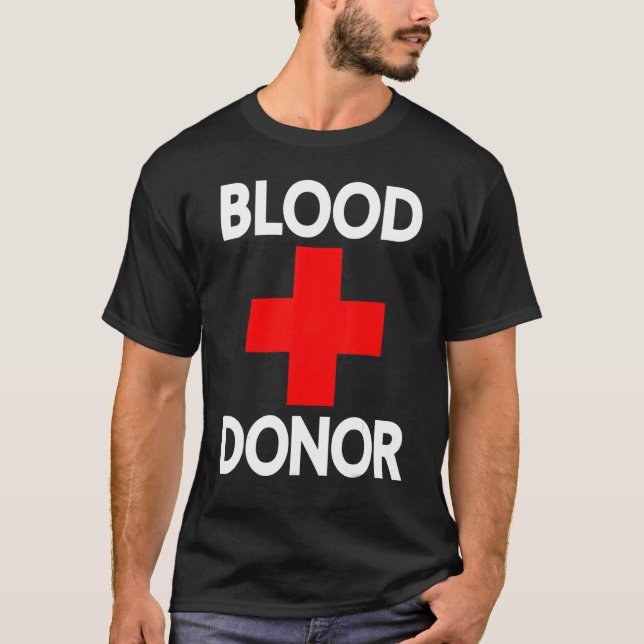 Camiseta Dia do Doador de Sangue Doação de Sangue Mulheres  (Frente)