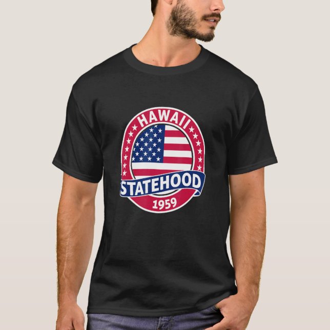 Camiseta Dia do Estado do Havaí (Frente)