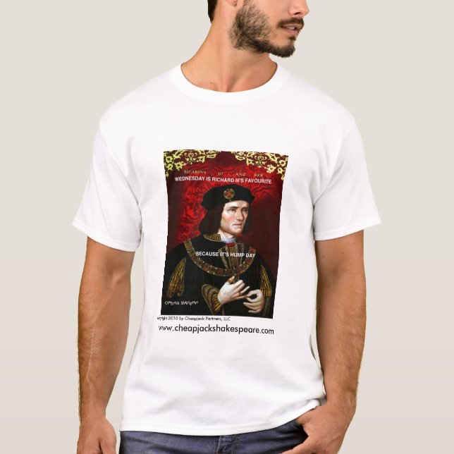 Camiseta Dia do favorito de Richard III (Frente)