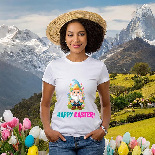 Camiseta Dia do felz pascoa - Caractere (Criador carregado)