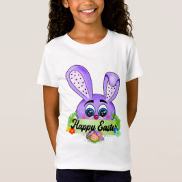 Camiseta Dia do felz pascoa, Coelhinho Roxo