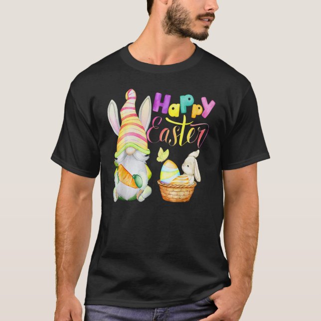 Camiseta Dia do Felz pascoa de Caça aos Ovos do Coelho Bunn (Frente)