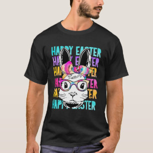 Camiseta Dia do felz pascoa Tie Dye Coelho Coelho Ovos Hunt