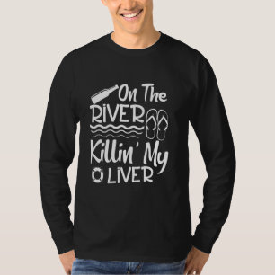 Camiseta Dia Do Fluxo No Rio Matando Meu Fígado Tubando Trê