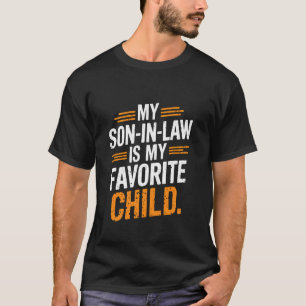 Camiseta Dia do Genro Favorito Meu Genro é Meu Favorito