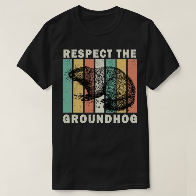 Camiseta Dia do Groundhog (Frente do Design)