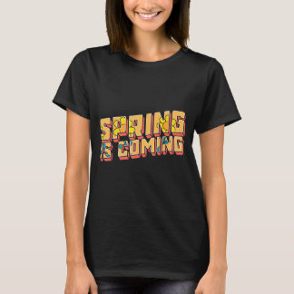 Camiseta Dia do Groundhog Spring Está Chegando Engraçado Ho