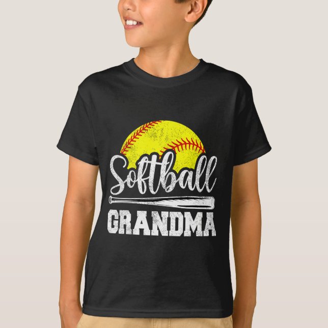 Camiseta Dia do Jogador de Softball Mãe#39; #39;s (Frente)
