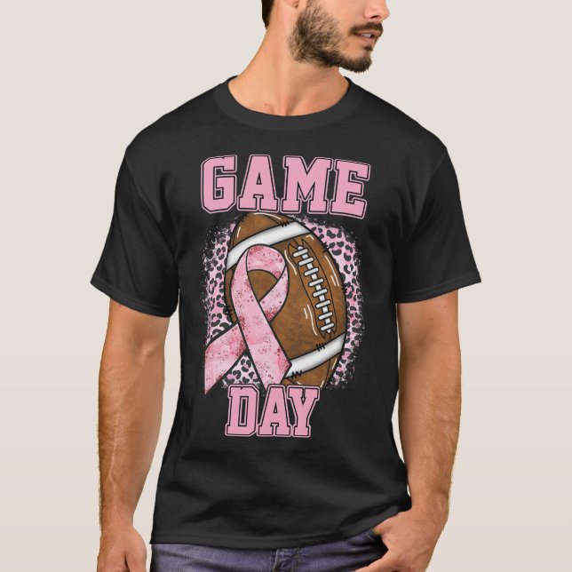 Camiseta Dia do Jogo - A Consciência do Cancer Mama - Futeb (Frente)