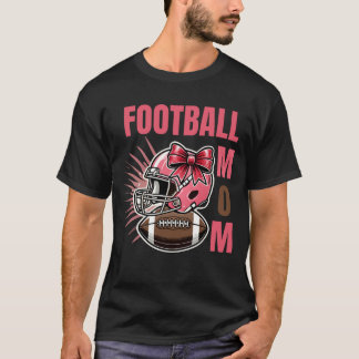 Camiseta Dia do Jogo da Mãe de Futebol - Arcos Vermelhos e 