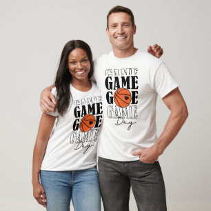 Camiseta Dia do jogo de basquetebol desportivo