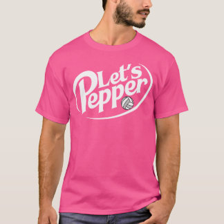 Camiseta Dia do Jogo de Termo de Pimentos de Vamos de Volei