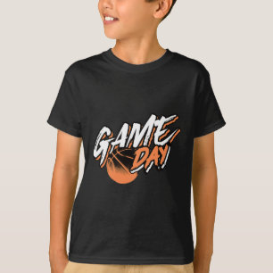 Camiseta Dia do Jogo - Jogando Basquete Motivacional