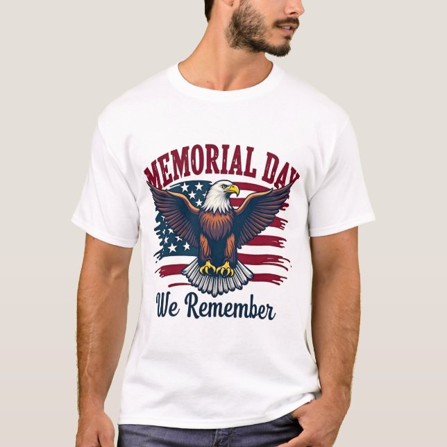 Camiseta Dia do Memorial Patriótico (Frente)