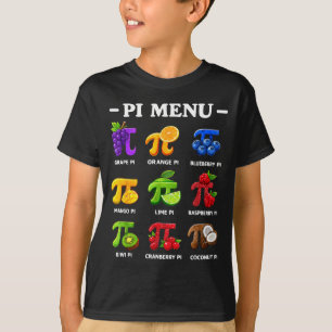 Camiseta Dia do menu 3,14 símbolo de professor de matemátic