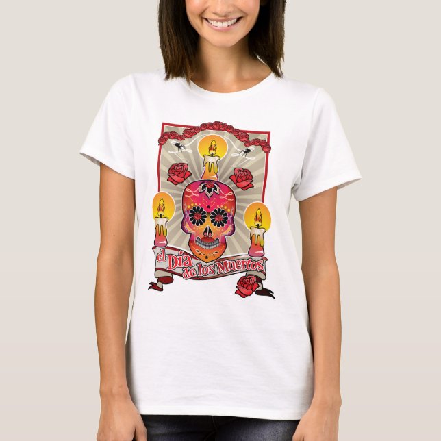 Camiseta Dia do morto (Frente)