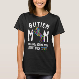 Camiseta Dia do Orgulho Autismo Mãe muito mais legal Mãe