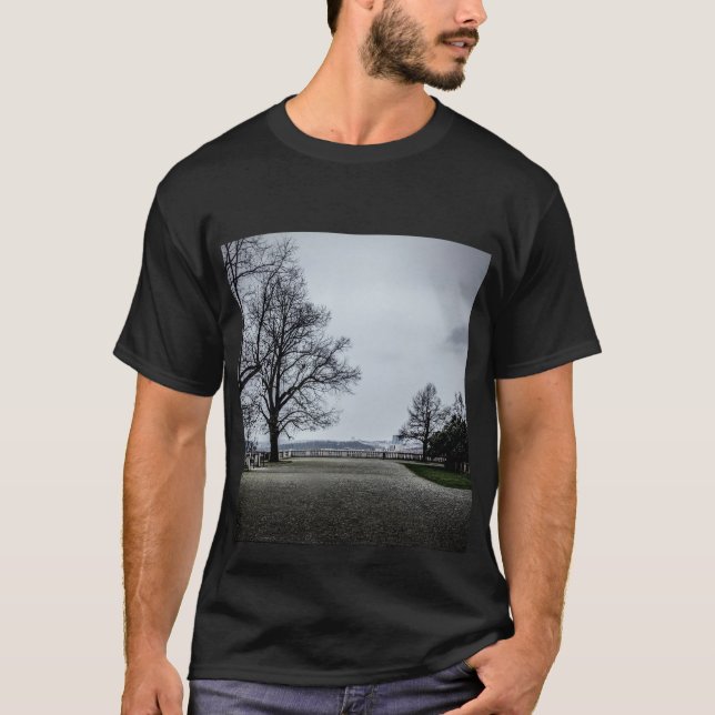 Camiseta Dia do outono da cinza em Praga (Frente)