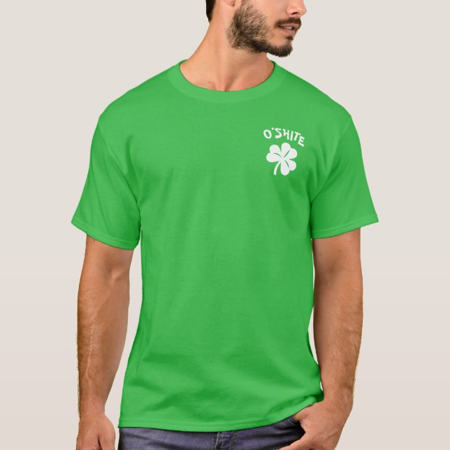 Camiseta Dia do Paddy - O'Shite (Frente)