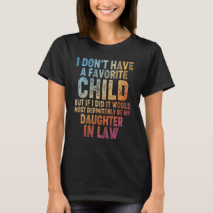 Camiseta Dia do Pai Eu Não Tenho Uma Criança Favorita Minha