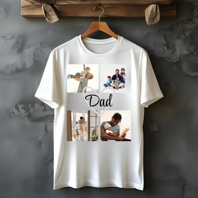 Camiseta Dia do Pai Personalizado - pai de Super-Herói (Criador carregado)
