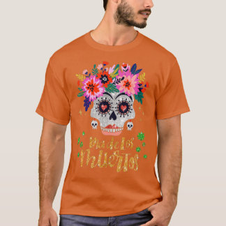 Camiseta Dia do Pé do Açúcar do Dia dos Muertos Morto