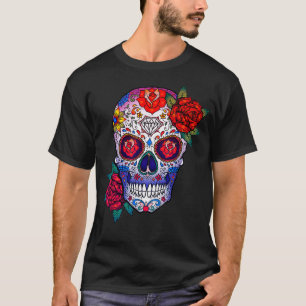 Camiseta Dia Do Pé Do Açúcar Do Morto Dia De Los Muertos