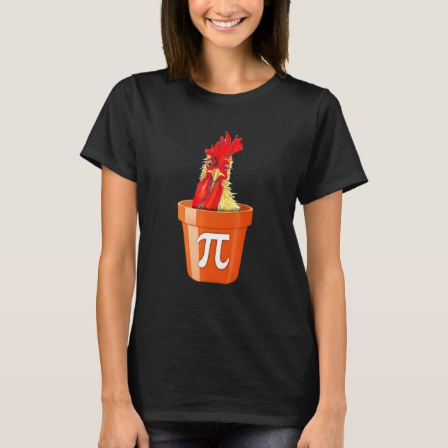 Camiseta Dia do Pi da Torta de Frango Professor de Matemáti (Frente)