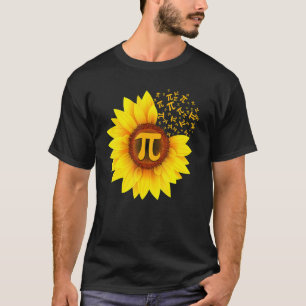 Camiseta Dia do Pi Girassol 3 14 Símbolo do Número Pi Matem