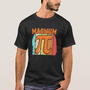 Camiseta Dia do Pi Vintage Retro Magnum Pi Professor de Mat